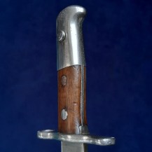Swiss M1914 Schmidt-Rubin Sawback Bayonet, Early Leather Scabbard 6